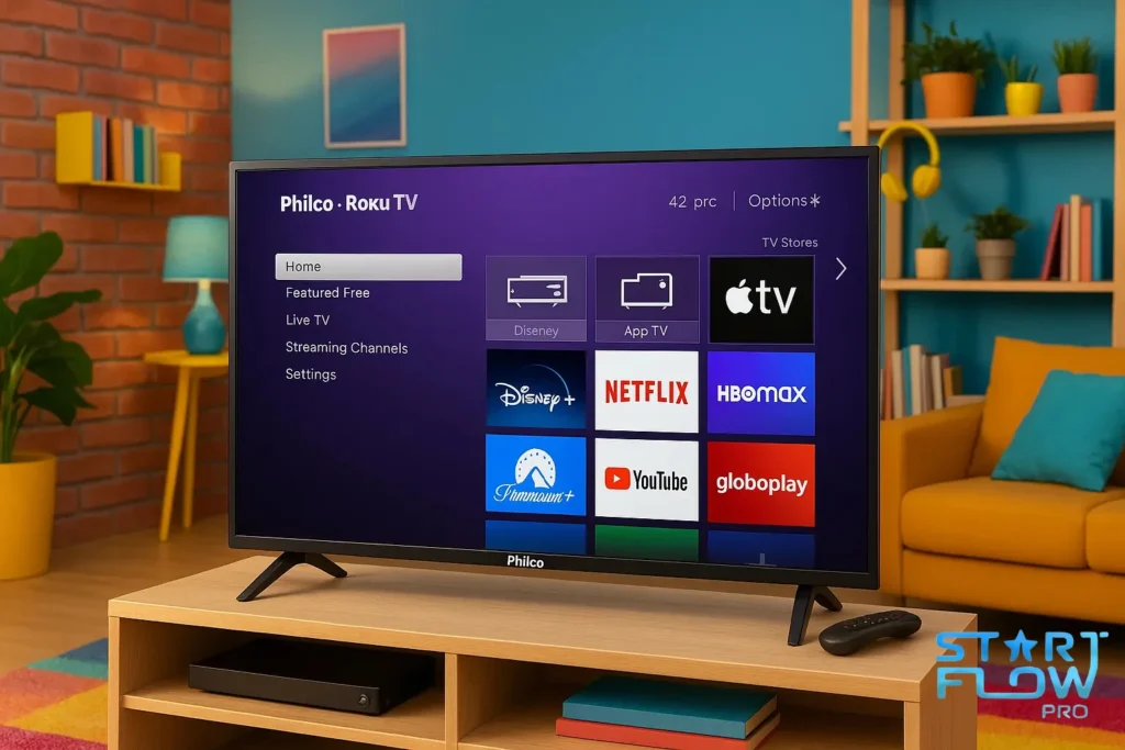 Como Usar IPTV nas TVs AOC Roku e Philco Roku: Guia Completo